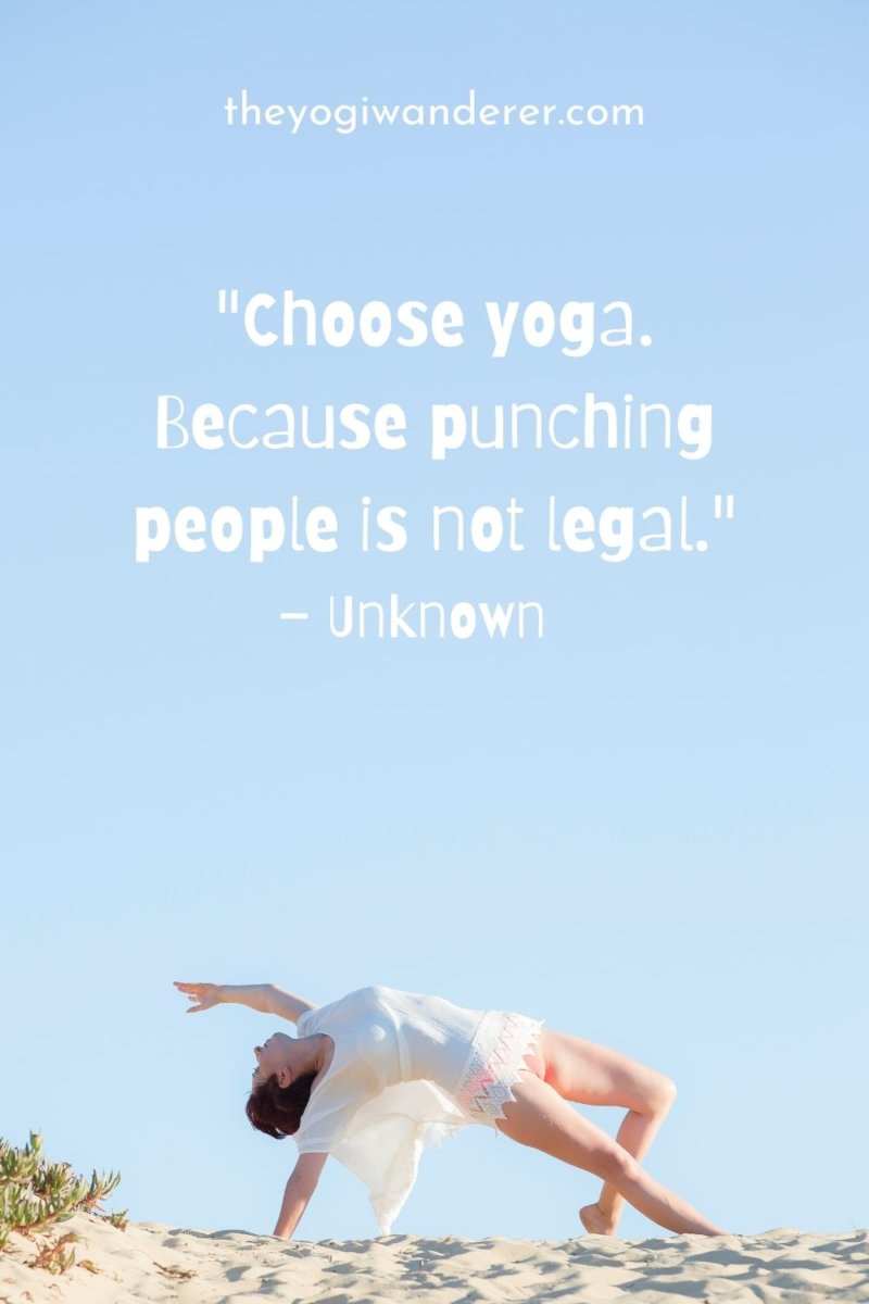 100 Inspirational & Funny Yoga Quotes for Instagram - The Yogi Wanderer