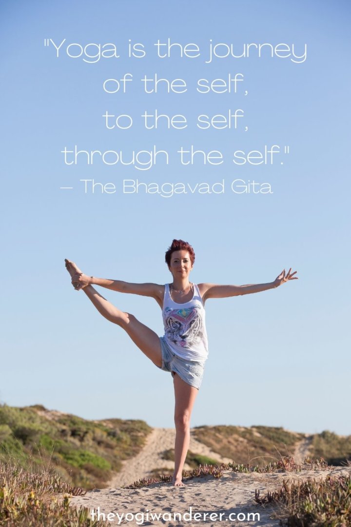 100 Inspirational & Funny Yoga Quotes for Instagram - The Yogi Wanderer