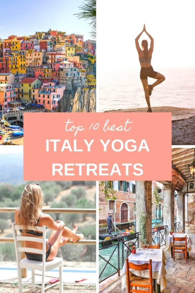 A list of the best yoga retreats in Italy, including yoga retreats in Sicily, Sardinia, Tuscany, and more. #yogaretreats #Italyyogaretreats #yogatravel #Italianretreats #yogainItaly #wellnesstravel