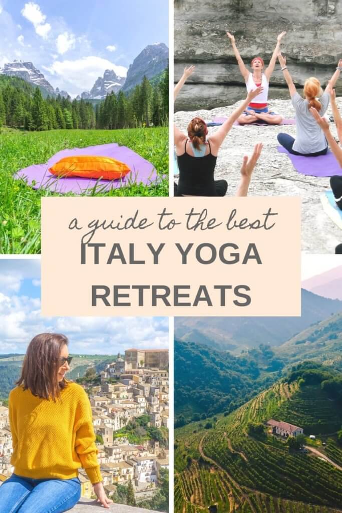 A list of the best yoga retreats in Italy, including yoga retreats in Sicily, Sardinia, Tuscany, and more. #yogaretreats #Italyyogaretreats #yogatravel #Italianretreats #yogainItaly #wellnesstravel