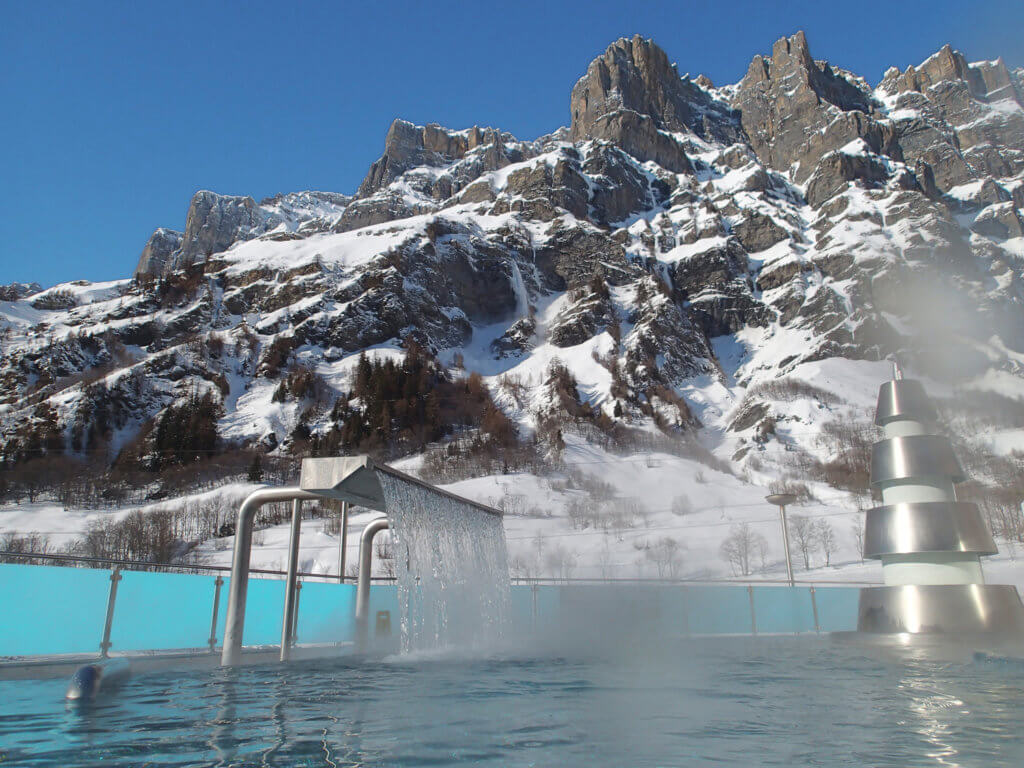 Leukerbad thermal baths, Switzerland