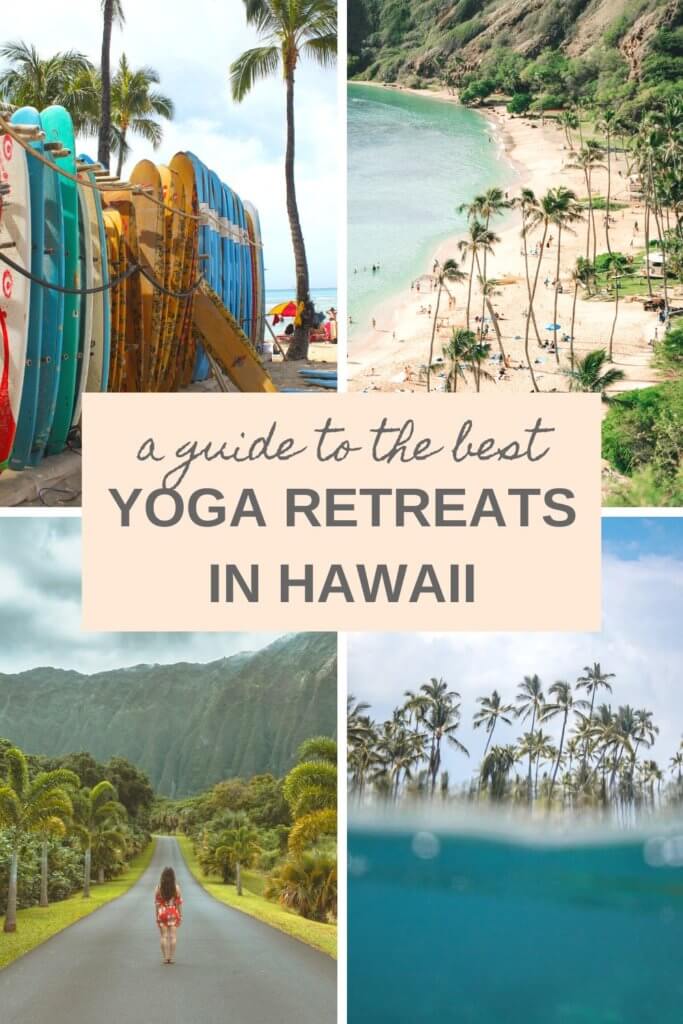 The best yoga retreats in Hawaii, USA, including yoga retreats in Maui, the Big island, and more. #yogaretreats #HawaiiYogaRetreats #USAyogaretreats #HawaiiTravel #USAtravel #wellnesstravel #yogatravel #HawaiiYoga #USAyoga