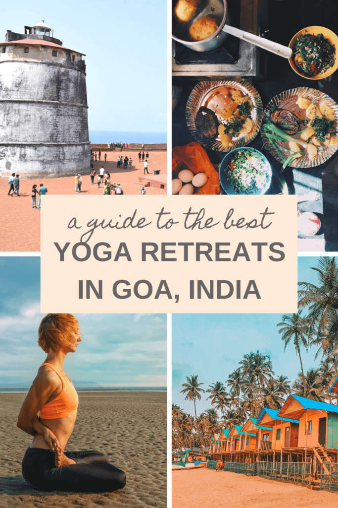 A guide to the best yoga retreats in Goa, India, plus everything you need to know before booking your relaxing getaway. Including yoga retreats, meditation retreats, wellness retreats, detox retreats, Ayurveda retreats, and yoga teacher training in Goa. #yogaretreatsinGoa #yogaretreatsinIndia #yogaretreats #yogatravel #wellnesstravel #Goa #India #travel #yoga