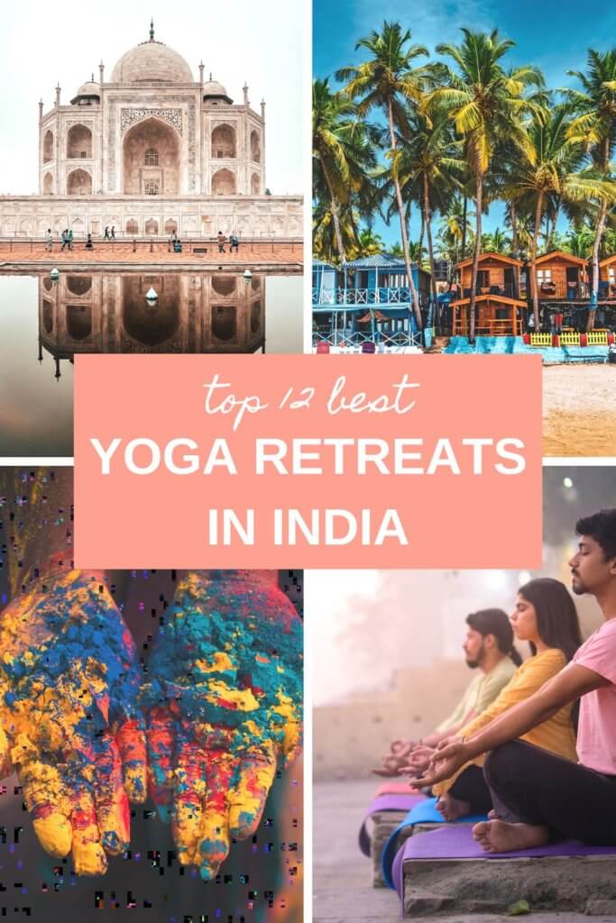A guide to the best yoga retreats in India. The top yoga retreats in Rishikesh, Goa, Kerala, Bangalore, Pondicherry, and more. #Indiayogaretreats #Indiaashrams #yogaretreatsinIndia #yogaretreats #yogatravel #wellnesstravel