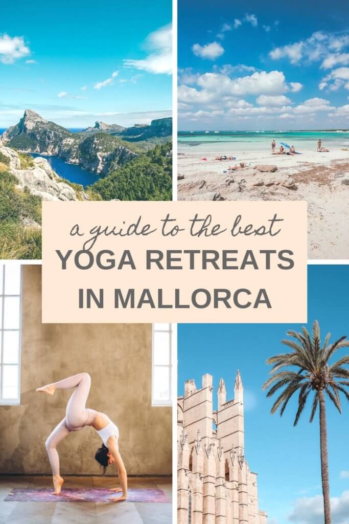 The best yoga, meditation, and wellness retreats in Mallorca Island, Spain. #yogaretreats #Mallorcayogaretreats #yogaretreatsinMallorca #travelforyoga #wellnesstravel