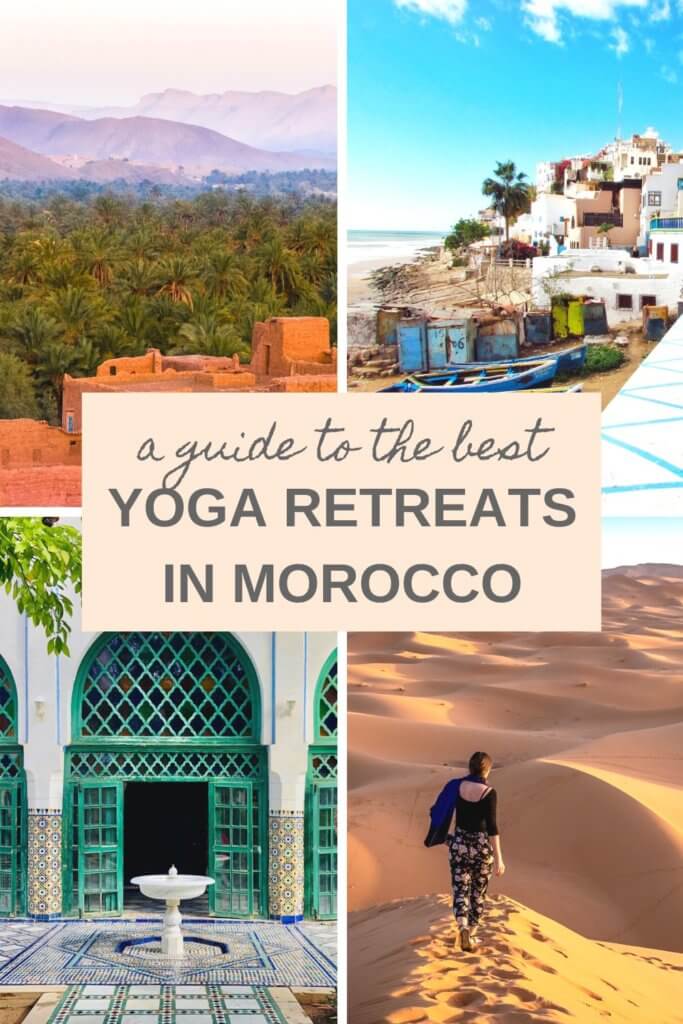 A list of the best yoga retreats in Morocco. Yoga retreats in Marrakech. Yoga Retreats in the Atlas Mountains. Surf and yoga retreats in Morocco. Wellness retreats in Morocco. #yogaretreats #yogaretreatsinMorocco #yogainMorocco #travelforyoga #wellnesstravel #yogaretreatsinAfrica #Moroccotravel #Africatravel