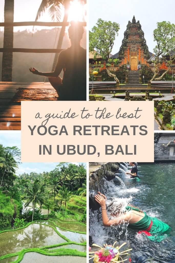 A guide to the best yoga retreats in Ubud, Bali. Meditation retreats in Ubud. Wellness retreats in Ubud. Spiritual retreats in Ubud. #Ubudyogaretreats #yogaretreatsinUbud #Ubudyoga #yogainUbud #Ubud #Bali #yogaretreats #travelforyoga #wellnesstravel #Indonesia