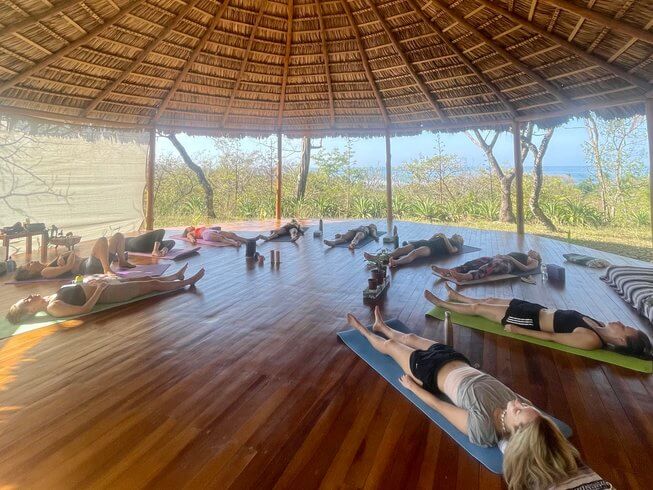 surf and yoga retreat in Nosara